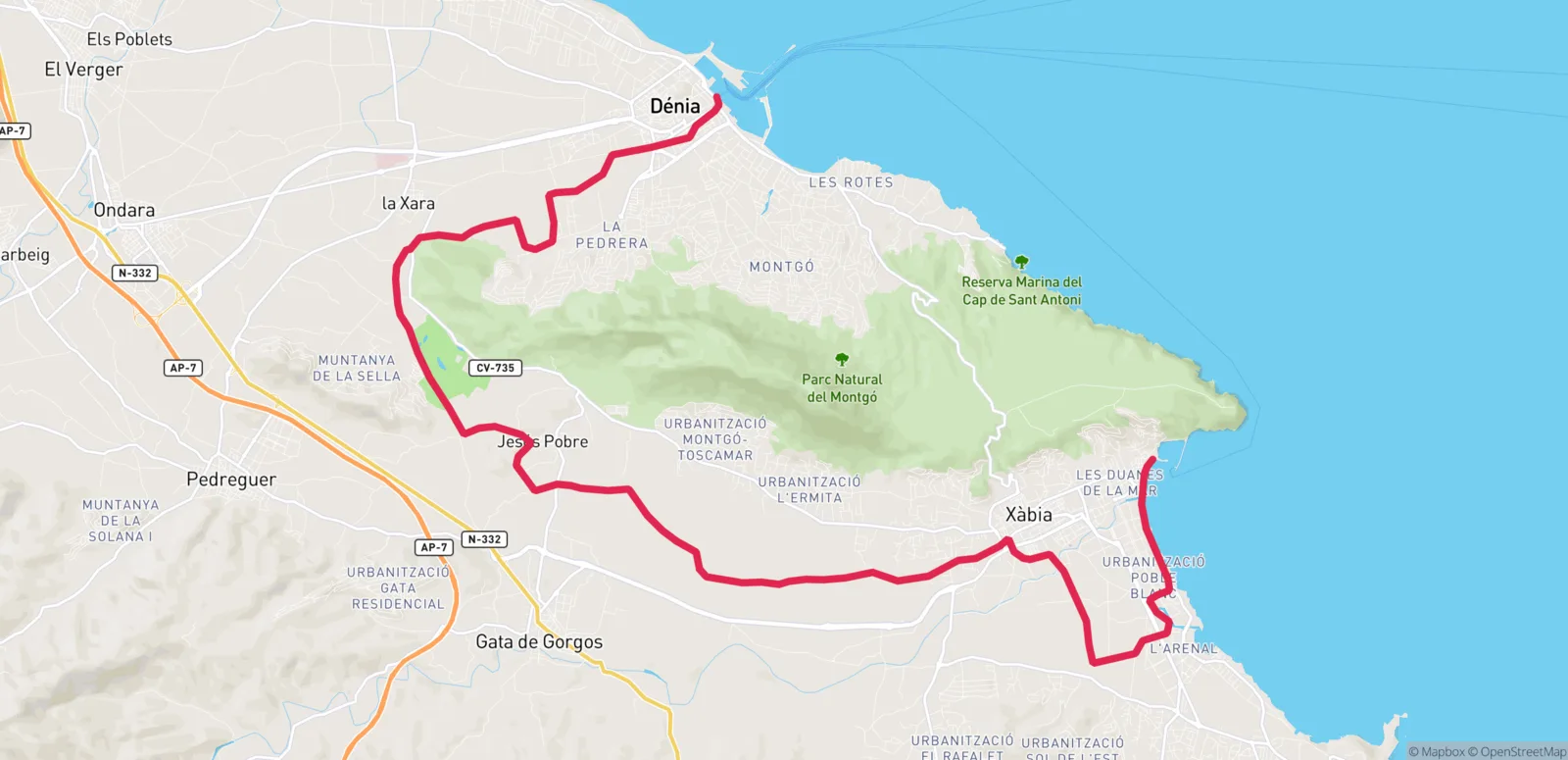 Ruta Volta al Montgó